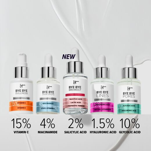Bye Bye Serums for Visible Results Skincare IT Cosmetics